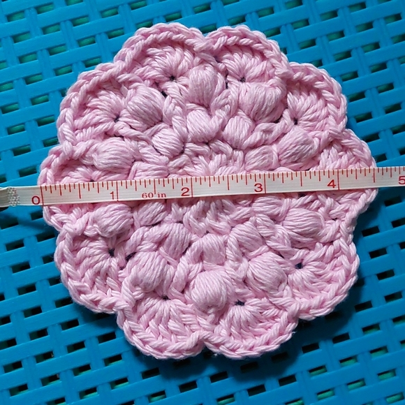 Crochet Super Scrub Facial Rounds▪︎Set of 3 - Picture 5 of 5